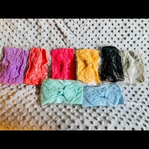 0-12month baby headbands- Never worn